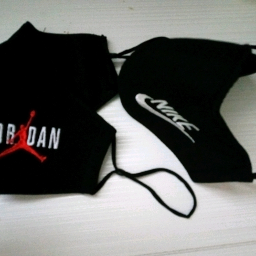 Nike and Jordan double layered masks